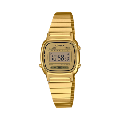 RELOJ CASIO LA670WEGA-9EF MUJER 30.3 × 24.6 × 7.3 MM